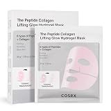 COSRX Pink Peptides Collagen Lifting Glow Hydrogel Face Masks 3 EA