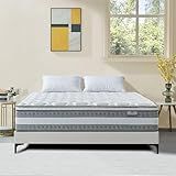 Naruchu Full Size Mattress, 12 Inch Memory Foam, Independent Spring, Soft and Comfortable Medium Firm Hybrid Mattress in A Box, Pressure Relief