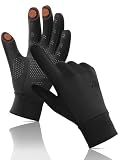 Aerynx Winter Gloves Women Men Cold Weather Thermal Warm Touch Screen 3-Layers Liner Glove, Windproof for Running, Cycling, Biking, Hiking, Driving, Walking, Typing, Sports Shooting, Gaming X2