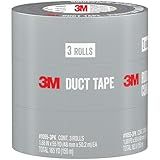 3M Duct Tape, 3 Rolls, 1.88 Inches x 55 Yards, Hand Tear, Bundle, Patch, Protect & Repair, Great Strength For Durability, Adheres To Multiple Surfaces (1055-3PK)