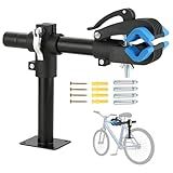 NATGAI Bike Repair Stand, Bench Mount Bike Repair Stand Bicycle Maintenance Rack Workstand, Adjustable Removable Home Bicycle Maintenance Stand for Road Mountain Bikes