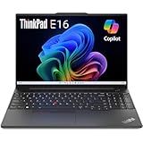 Lenovo ThinkPad E16 Business Laptop (16" FHD+ Display, AMD Ryzen 5 7530U(> Intel i7-1165G7), 16GB RAM, 512GB SSD) Fingerprint, Backlit, 1080p Webcam, WiFi 6, Ethernet, Win 11 Pro w/ Copilot, Black