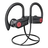 Boean Bluetooth Headphones, Wireless Headphones with 16 Hours Playtime Bluetooth 5.3 Wireless Earbuds HD Stereo Sound IPX7 Waterproof Earphones AI Music Generation Workout Headset for Running Sports