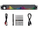 Digital Equalizer, Audio Spectrum Analyzer, Dual Channel 15-Band Equalizer Home Audio, Stereo Graphic Equalizer Digital MusicAudio Spectrum Analyzer, Stereo Equalizer Real Time Frequency Level Display