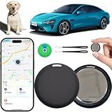 RGIMF GPS Tracker for Vehicles No Subscription - Hidden Tracker Device for Vehicles, Mini Car Tracker Tag Work with Find My (iOS Only), Tracking Device for Kids, Key, Pet, Luggage