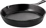 Utopia Kitchen Cast Iron Frying Pan 8 Inch, Cast Iron Chefs Pan, Pre Seasoned Skillet, Safe Grill Cookware for Indoor & Outdoor Use, Black