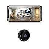 LBABUXY Spy Hidden Camera 1080P WiFi Mini Wireless Home Security - Black