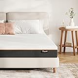 Vesgantti Twin XL Mattress, 6 Inch Gel Memory Foam Mattress Twin XL Size with Comfort Foam for Pressure Relief & Cool Sleep & Body Support, Made in USA, Medium Feel Bed in a Box, White