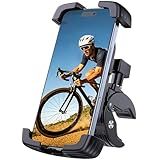 BOWXUR Bike Phone Holder Mount, Motorcycle Phone Mount, 360° Adjustable Phone Holde Mount for Bike and Motorcycle, Shockproof & Anti-Shake Design, Fits 4.7–7” Smartphones (Black)