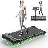 Walking Pad Treadmill with 5% Incline - Under Desk Running Machine Mat Pads for Home Office Portable Small Compact Quiet Flat Indoor Magnetic Lightweight Electric Treadmills Remote Control 4MPH