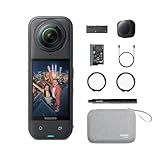 Insta360 X5 Essentials Bundle - Waterproof 8K 360° Action Camera, Leading Low Light, Invisible Selfie Stick Effect, Rugged and Replaceable Lens, 3-Hour Battery, Built-in Wind Guard, Stabilization