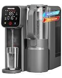 Waterdrop M6H Instant Hot Reverse Osmosis System Countertop Water Filter, 7-Stage, NSF/ANSI 58 & 372 Certified, 3:1 Pure to Drain Ratio, 5 Temperature Options, RO System with Glass Pitcher, BPA-Free