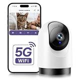YOTON 2K Indoor Camera, 5G Wi-Fi Baby Monitor Pet Camera w/Motion Tracking