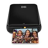 KODAK Step Instant Smartphone Photo Printer - Portable Mini Color Wireless Mobile Printer - Zink 2x3” Sticky-Back Photos - Bluetooth Compatible with iOS & Android Devices - Fun Editing App - Black