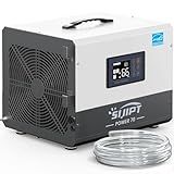 Crawl Space Dehumidifier with Pump, 70 Pints Energy Star Commercial Dehumidifiers for Basement and Home, Compact Dehumidifier for Spaces up to 1000 Sq Ft with Auto Defrost, Memory Starting