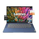 Lenovo Chromebook 14" FHD Touchscreen, 8 Core MediaTek Kompanio 520, 4GB LPDDR4X, 192GB Storage (64GB eMMC+128GB Card), Microsoft 365, Business & Student Laptop, Webcam, WiFi 6, Chrome OS, Blue