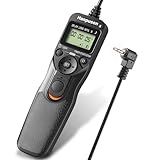 Timer Remote Shutter Release Intervalometer for Canon EOS R6, EOS R, EOS RA, EOS RP; for Fujifilm GFX100, GFX100S, GFX50R, X-Pro3, X-T4; for Olympus OM-D E-M1X, E-M1 Mark II, E‑M1 Mark III