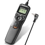 Timer Remote Shutter Release Intervalometer for Canon EOS R6, EOS R, EOS RA, EOS RP; for Fujifilm GFX100, GFX100S, GFX50R, X-Pro3, X-T4; for Olympus OM-D E-M1X, E-M1 Mark II, E‑M1 Mark III