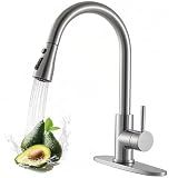VAPSINT Kitchen Faucet with Pull Down Sprayer, Kitchen Sink Faucet