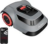 Redkey MGC500 Robot Lawn Mower with Boundary Wires for Max. 0.20 Acre (1/6 Acre), 45% Slope, 70Mins Runtime, IPX6, Automatic Robotic Lawn Mower w/Precise Location & Breakpoint Detection