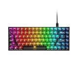 Lenovo Legion K510 Mini Pro Wired Mechanical Gaming Keyboard - 75% Compact Design, RGB Illumination, Hot-Swappable Mechanical Switches, Programable Keys