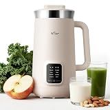 Bear 8-in-1 Nut Milk Maker, 40oz/1.2L Juicer Soy Milk Machine | One Touch Nut, Oat Almond Milk Maker with 12H Delay, 6H Keep Warm, and Auto Self-clean for Plant-based Milk