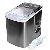 Frigidaire EFIC123-SS Counter Top Maker, Produces 26 pounds Ice per Day, Stainless Steel