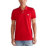 AEROPOSTALE Aero A87 Solid Pique Polo, Candy Red, L