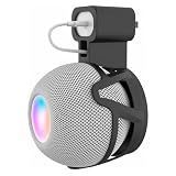 CUHIOY Outlet Wall Mount Holder for HomePod Mini Speaker, Black, 1 Pack