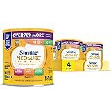 Similac NeoSure Premature Post-Discharge Infant Formula, Baby Formula Powder, 22.8-oz Value Can, Pack of 4