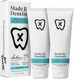 Made by Dentists Professional Enamel Rebuilding Toothpaste - 2 Pack - Remineralizing Nano Hydroxyapatite Toothpaste with Sodium Fluoride, ADA Approved, Vegan, 2 x 4.2oz