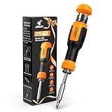 JOREST 25 in 1 Multibit Screwdriver Set, Magnetic Multitool Screwdriver Tool All in One, Screwdriver with Torx, Flat Head, Phillips, Hex, Square, Portable Tool Kit for Daily Repairs