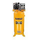 DEWALT 60 Gallon Vertical Air Compressor, 5 HP, 175 Max PSI, Single Stage, 240V - High Performance 60 Gallon Air Compressor for Industrial Use, Durable 5 HP Motor, Efficient Power Output