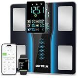 LOFTILLA Smart Scale with BMI, Body Fat, Muscle Mass, 8-in-1 Display