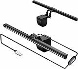 CATPOWER Computer Monitor Light Bar, LED Screen Light Bar for Workspace, Dimmable Monitor Lamp, Button Control Monitor Lamp for Desk/Office/Home/Game, for Eye Caring