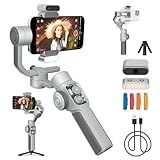 ZHIYUN CINEPEER Smooth 5E Combo Gimbal Stabilizer for iPhone, Android, Built-in Fill Light, Tripod, 3-Axis 300g Payload Phone Gimbal, Gesture Control, Vlogging Stabilizer for YouTube, TikTok