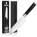 Babish High-Carbon 1.4116 German Steel Cutlery, 6.5" Santoku Kitchen Knife