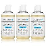 DR. LIFT Antibacterial Body Wash, Gentle Shower Gel, 8 Oz, 3-Pack