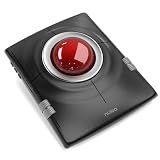 Nulea Wireless Trackball Mouse, Ergonomic 55mm Trackball, 4 Level Adjustable DPI for Precise Control, Left or Right Hand Compatible, Rechargeable, Multi-Device Bluetooth & 2.4GHz for PC, Laptop