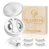 Magnetic Eyelashes Without Eyeliner – Lightweight, Natural & Reusable False Eyelashes, Soft Wispy Fluffy Magnetic Lashes for Everyday Wear