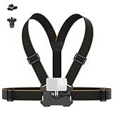 NEEWER Chest Mount Harness for Action Camera,Adjustable Hand Free Chest Strap Compatible with GoPro Hero DJI Osmo Insta360,Magnetic Release Action Camera Chest Mount for Point of View Video Vlog,GP25