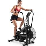 Eryntix Dual Resistance Air Bike, Magnetic & Air Fan Bike with APP Connection, ISCC PLUS Certified Wind Bikes, Dual-Action Handlebars for Home Gym HIIT Cardio Full Body Workout (350LBS Capacity)