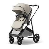 Mompush Wiz 2 in 1 Baby Stroller with Bassinet Mode, Convertible Infant Stroller for Newborn and Toddler with Reversible Seat and Large UPF 50+ Canopy