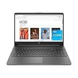 HP 15 inch Laptop, FHD Display, Intel Core i3-1215U, 8 GB RAM, 128 GB SSD, Intel UHD Graphics, Windows 11 Home in S Mode, 15-dy5599nr (2023),Grey