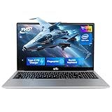 NIMO 15.6" IPS FHD-Laptop-Computer, Intel Pentium Quad Core N100 4GB RAM 128GB SSD (Beat i3-1115G4, Up to 3.4GHz) Backlit Keyboard Fingerprint Type-C WiFi 6 BT5.2, for Student and Home