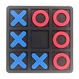 Tic Tac Toe Board Game,Tic Tac Toe Family Game, Classic Board Game, Classical Family Board Game,Children's Tic Tac Toe Game, Plastic tic tac Toe Game, Board Size 15 X 15 cm