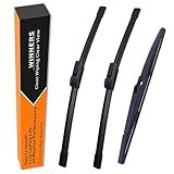 WINNERS Windshield Wiper Blades for 2024-2025 Chevy Trax - Front & Rear Set, OEM Exact Fit, All-Season Rubber with Premium Aerodynamic Design