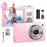 Digital Camera for Kids & Beginners 64GB SD Point and Shoot Digital Cameras