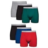 Hanes Mens Underwear Briefs, Cool Dri Moisture-wicking Cotton No-ride-up For Men, Multi-packs Available Boxer, 6 Pack - Assorted, Large US