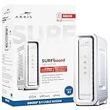 ARRIS SURFboard SB8200 DOCSIS 3.1 Multi‑Gig Cable Modem | 2 -1Gbps Ethernet Ports | Works with Xfinity, Cox, Spectrum | For Cable Internet Plans up to 2Gbps | Modem Only, Router Required